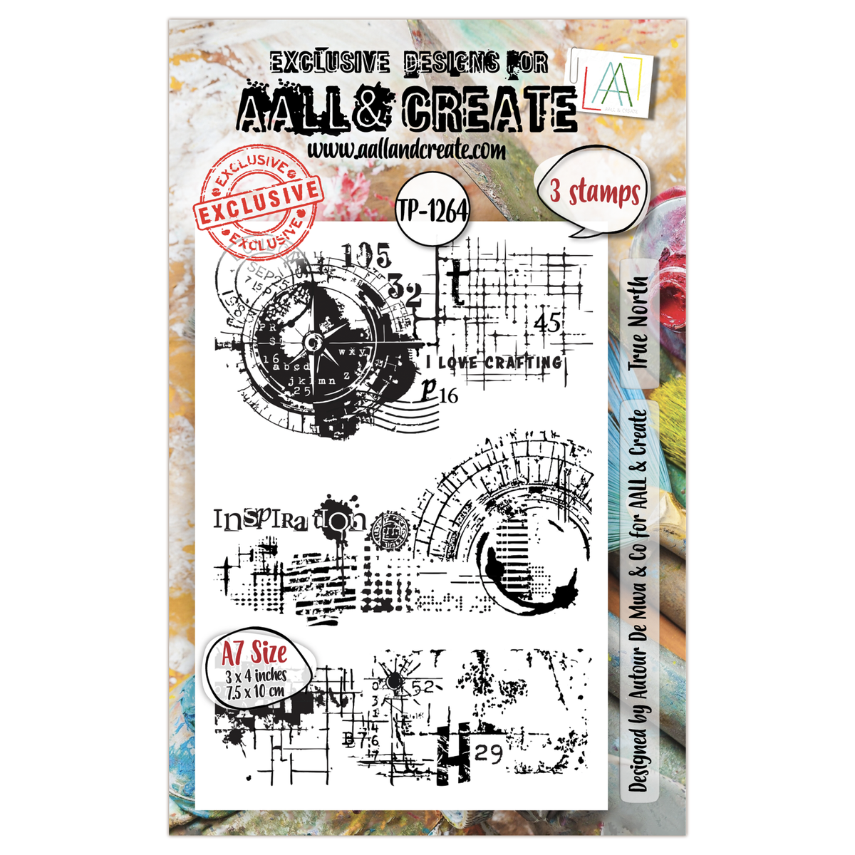 AALL and Create - A7 Stamp Set - True North-1
