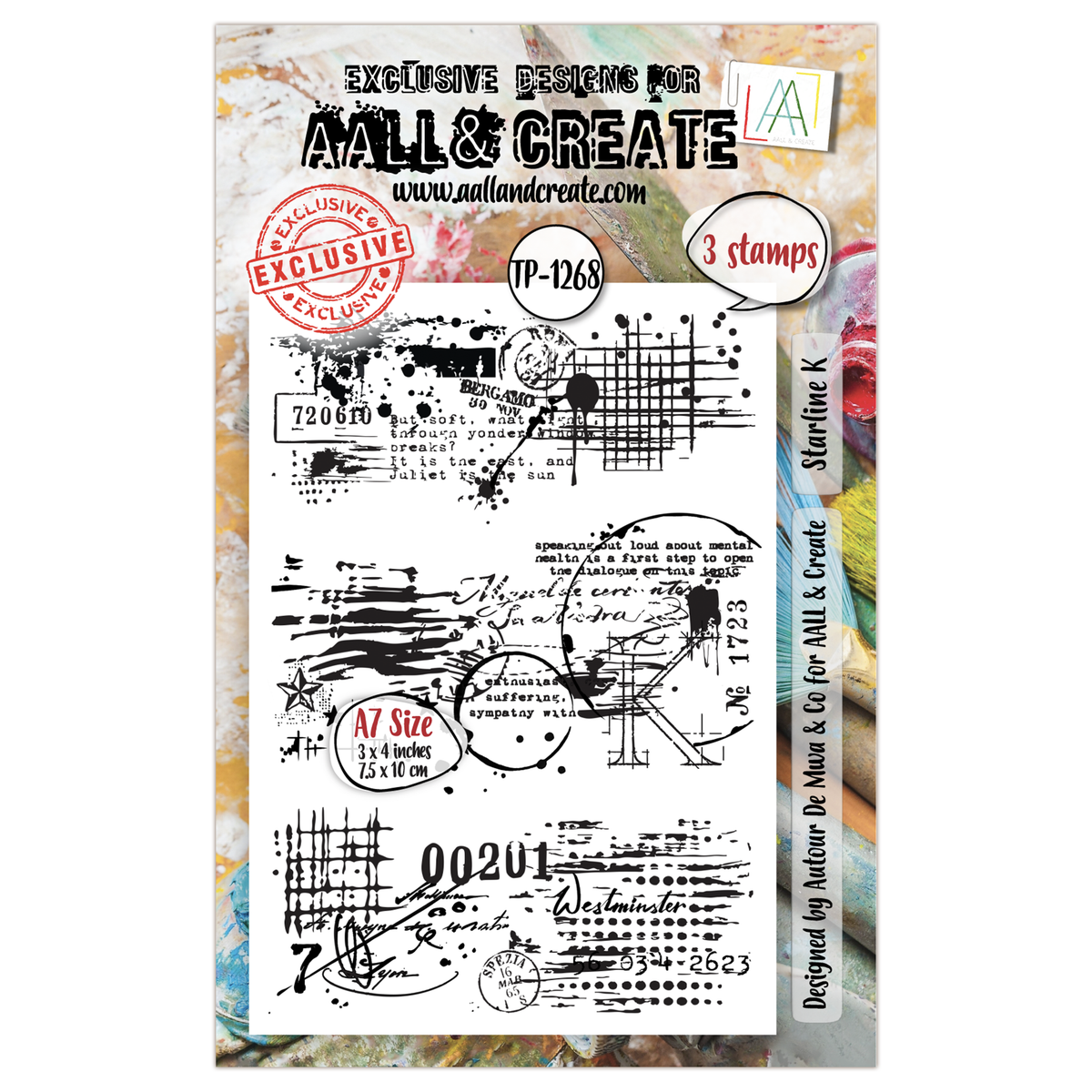 AALL and Create - A7 Stamp Set - Starline K-1