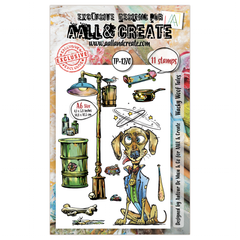 AALL and Create - A6 Stamp Set - Wacky Woof Tales-1
