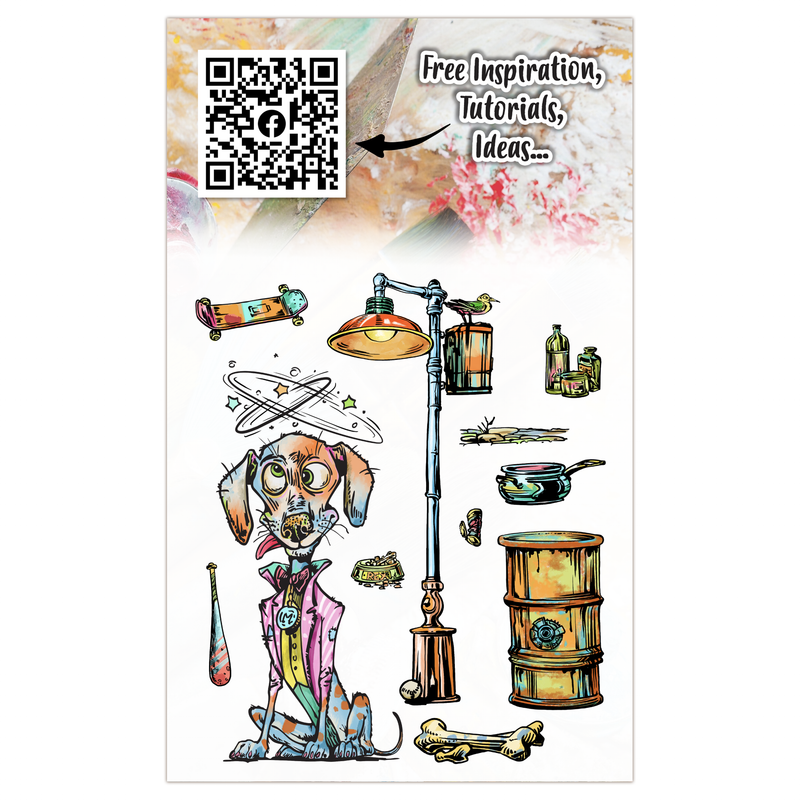 AALL and Create - A6 Stamp Set - Wacky Woof Tales-2