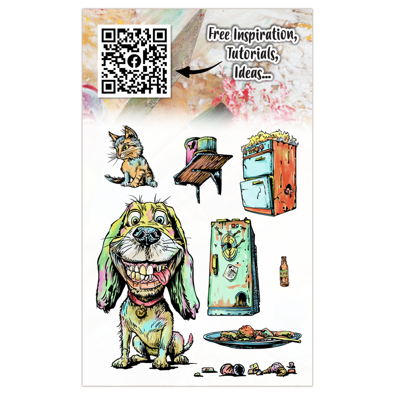 AALL and Create - A6 Stamp Set - The Ruff Life-2