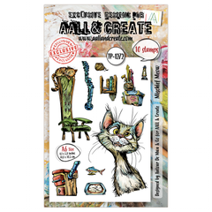 AALL and Create - A6 Stamp Set - Mischief Meow-1