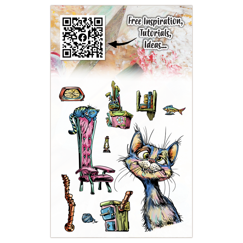 AALL and Create - A6 Stamp Set - Mischief Meow-2