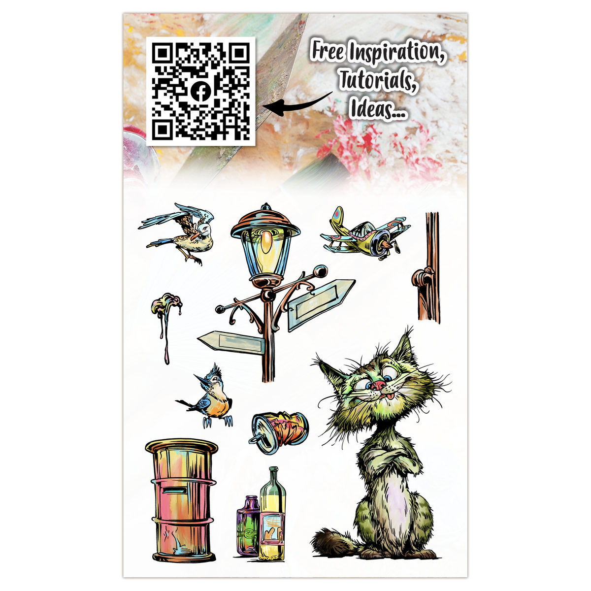 AALL and Create - A6 Stamp Set - Grumpy Traveler-2