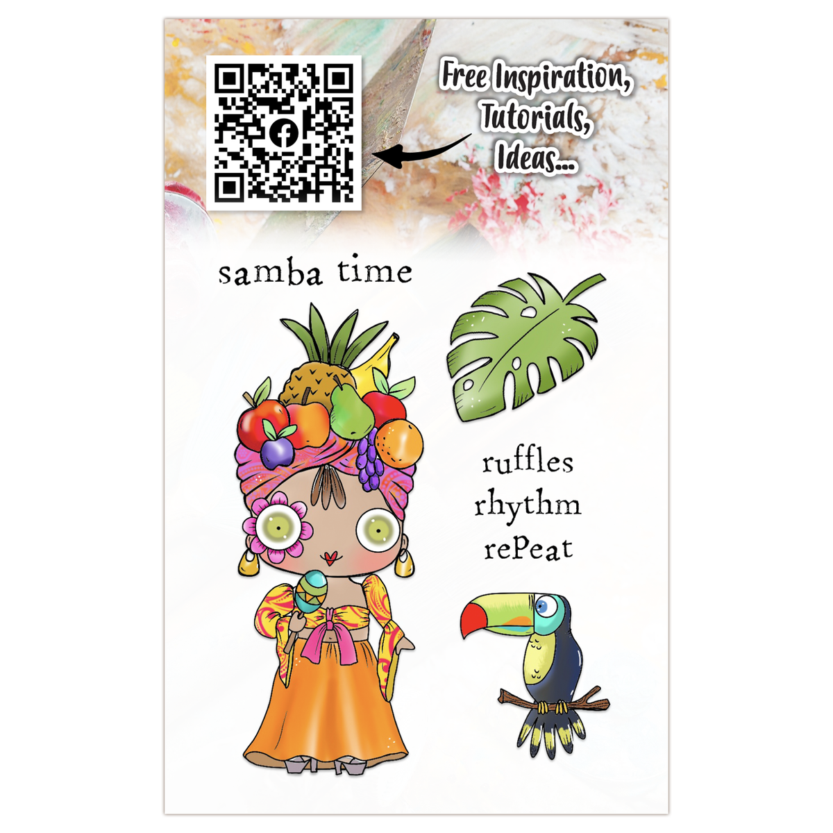 AALL and Create - Set de tampons A7 - Samba Time-2