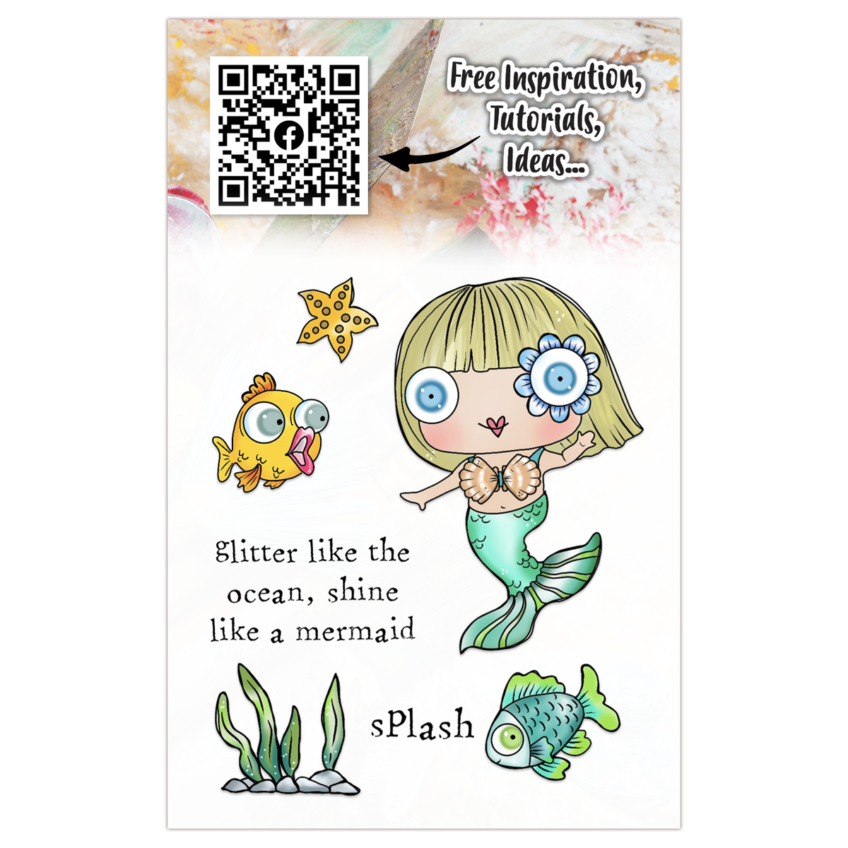 AALL and Create - Set de tampons A7 - Emily's Splash-2