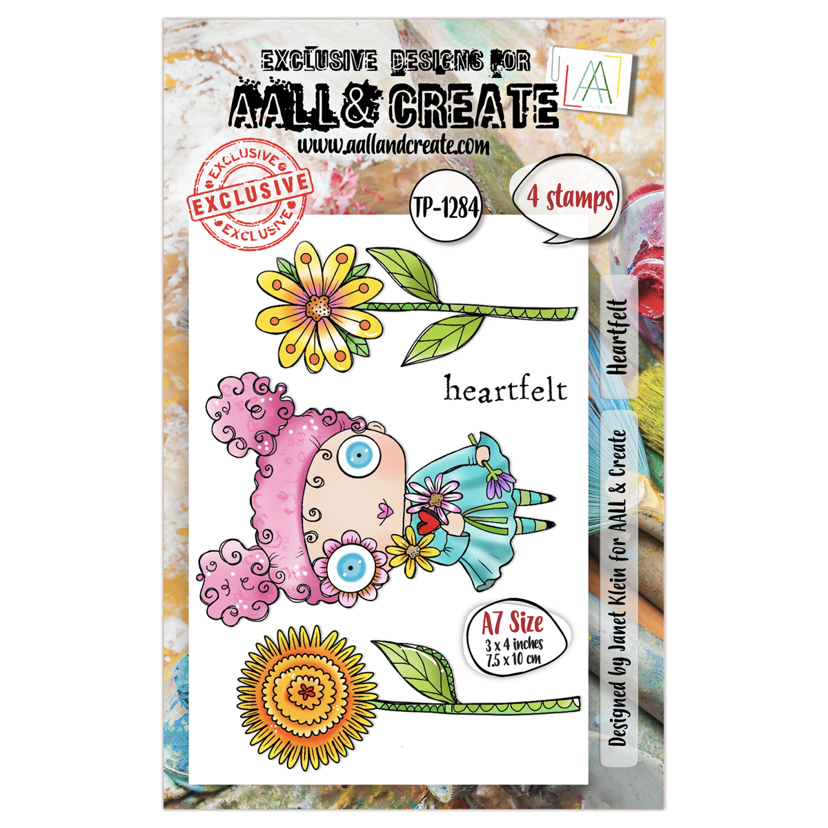 AALL and Create - Set de sellos A7 - Heartfelt-1