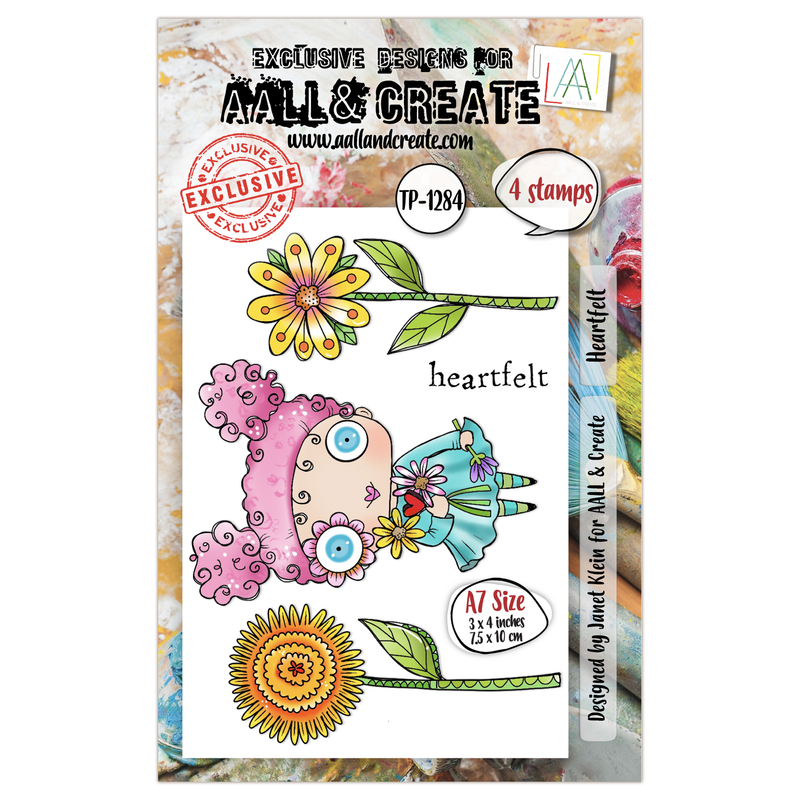 AALL and Create - Set de sellos A7 - Heartfelt-1