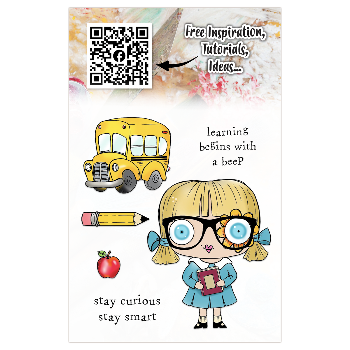 AALL et Create - Set de tampons A7 - School Daze-2
