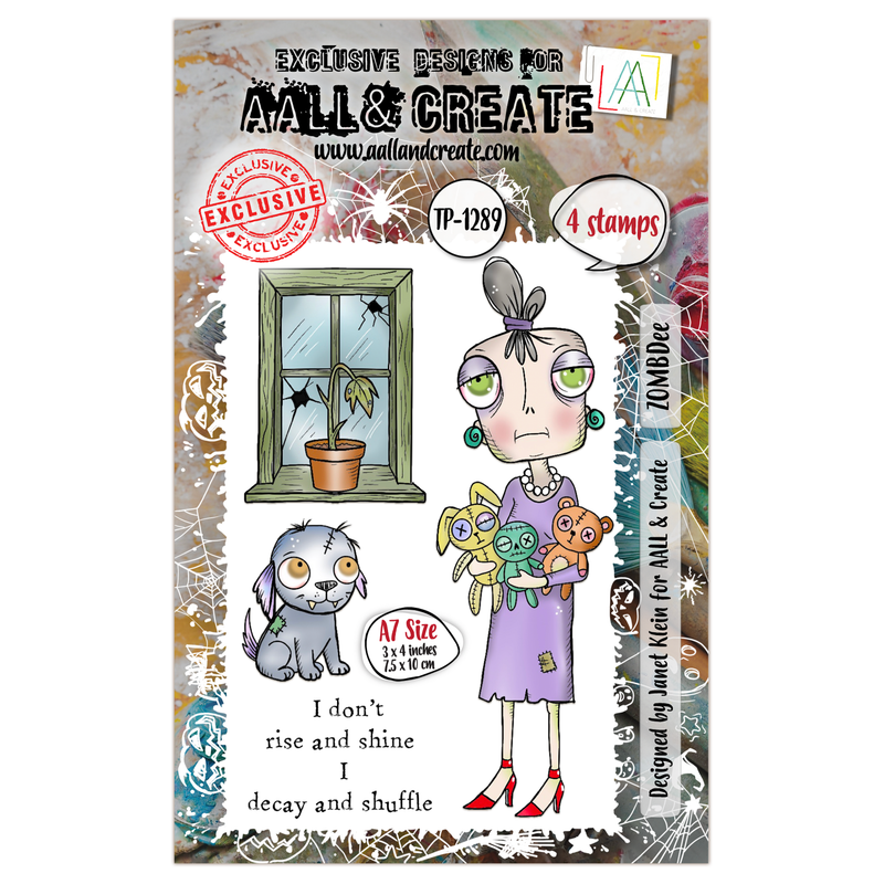 AALL and Create - A7 Stamp Set - ZOMBDee-1