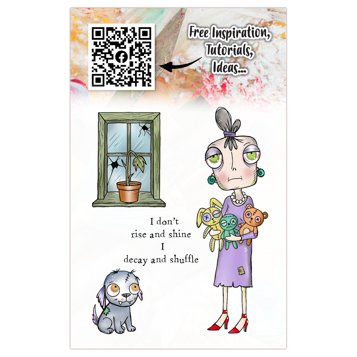 AALL and Create - A7 Stamp Set - ZOMBDee-2