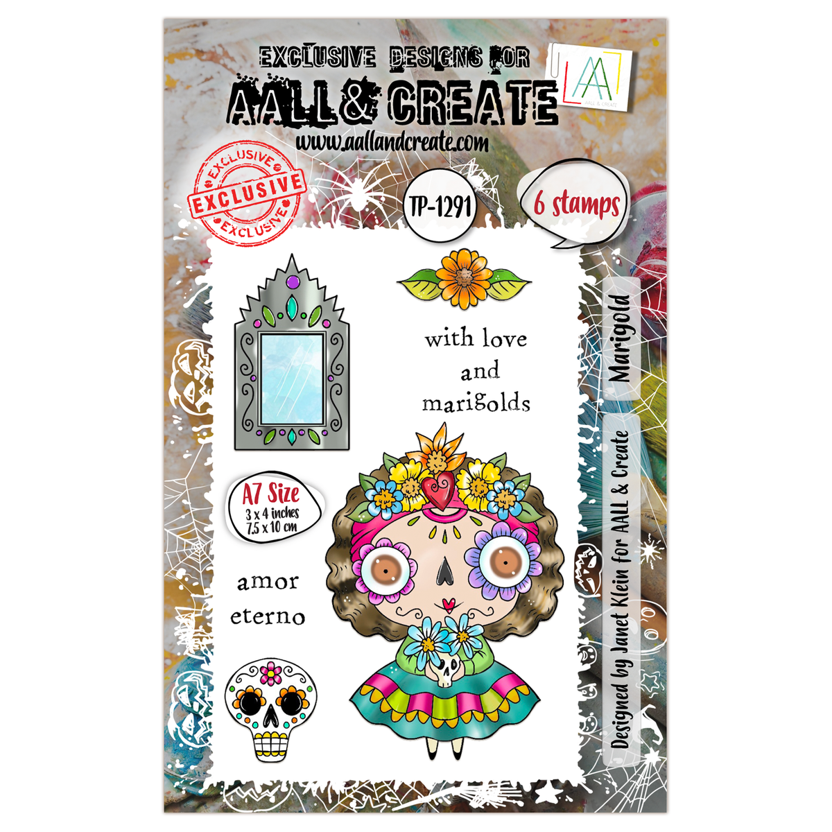 AALL and Create - A7 Stamp Set - Marigold-1