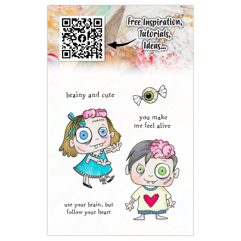 AALL and Create - A7 Stamp Set - Brainy and Cute-2