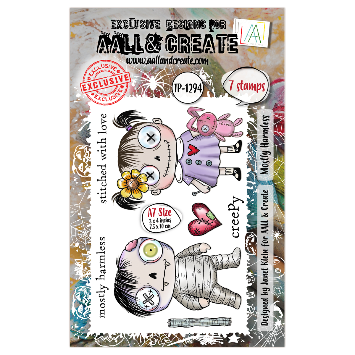 AALL and Create - A7 Stamp Set - Mostly Harmless-1