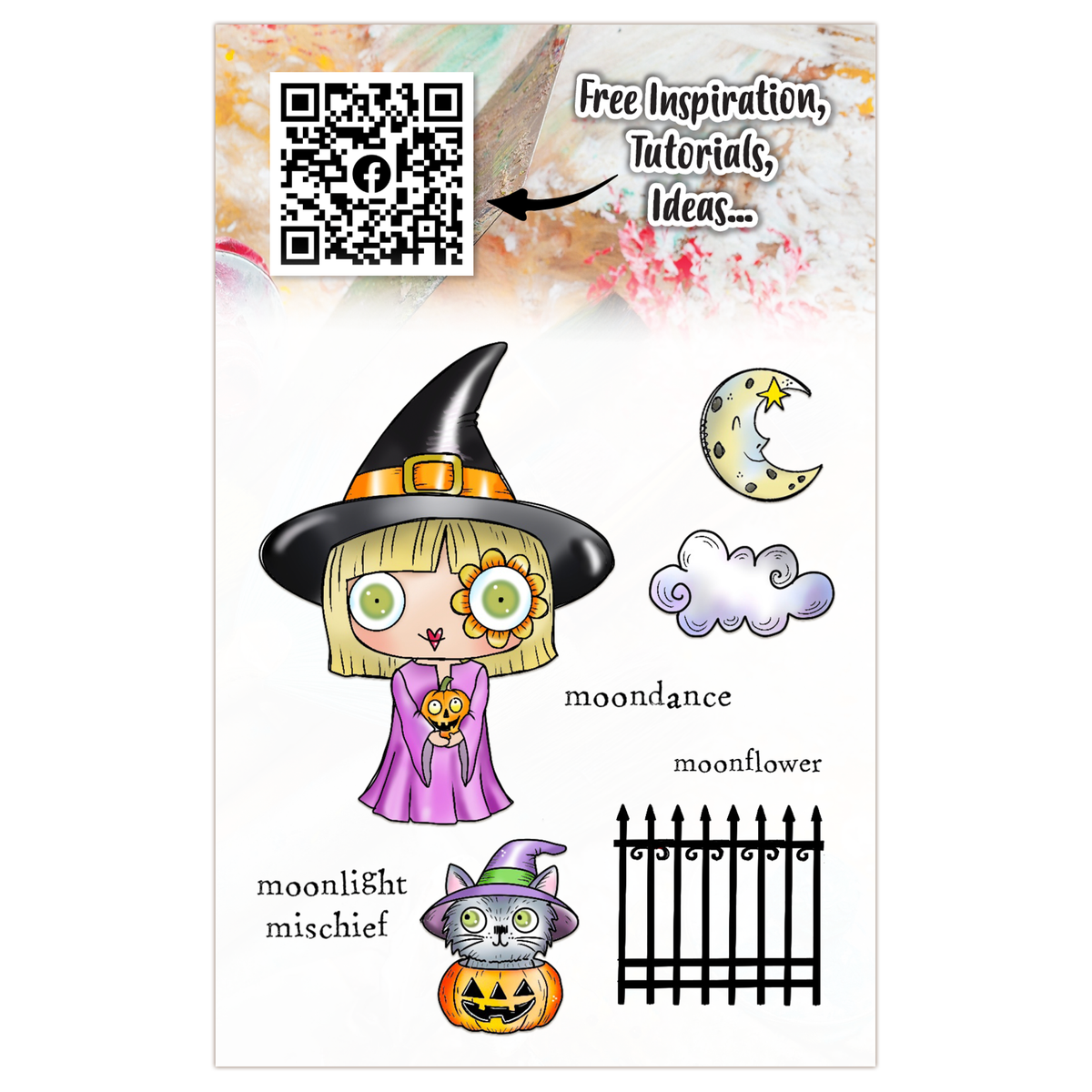 AALL and Create - A7 Stamp Set - Moonlight Mischief-2