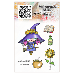 AALL and Create - A7 Stamp Set - Wee Witch-2