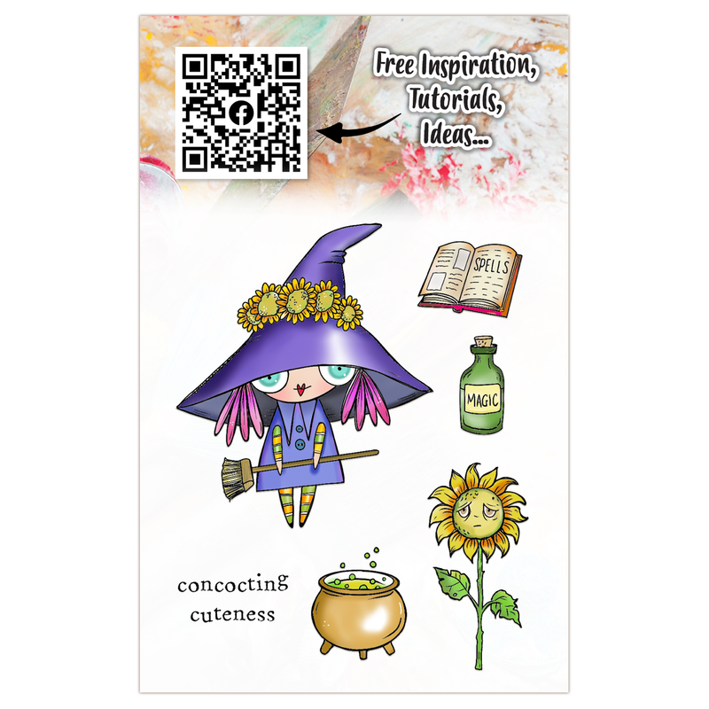 AALL and Create - A7 Stamp Set - Wee Witch-2
