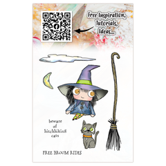 AALL and Create - A7 Stamp Set - Free Broom Rides-2