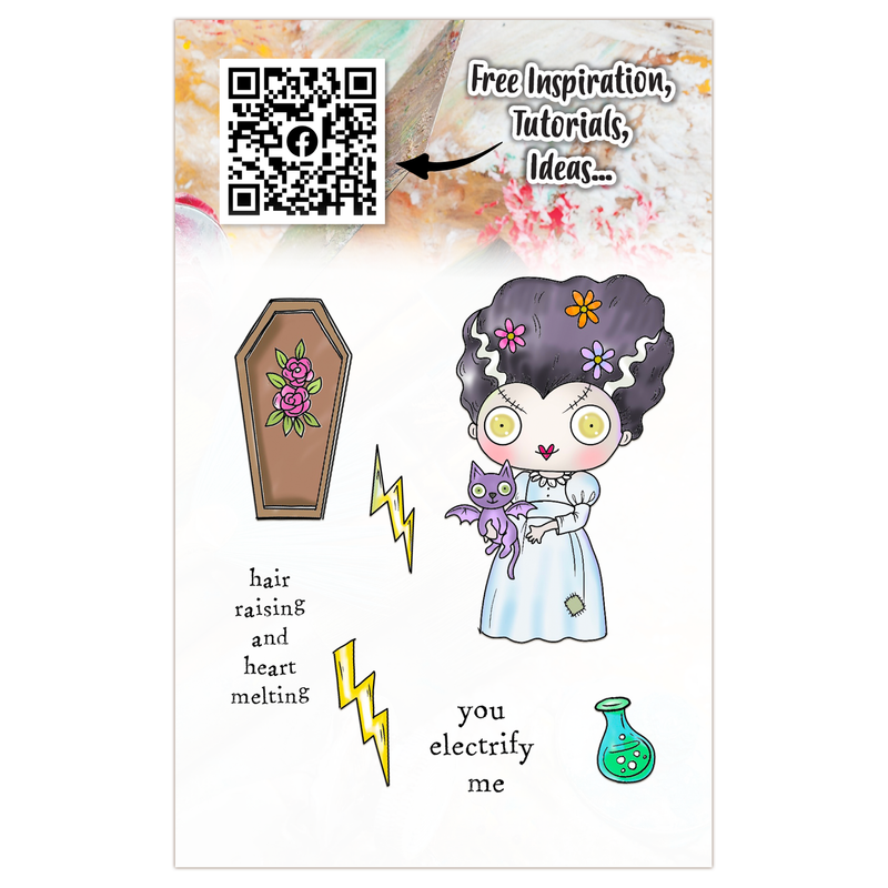 AALL and Create - A7 Stamp Set - Frankie’s Bride-2