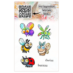 AALL and Create - A7 Stamp Set - Creepy Crawlies-2