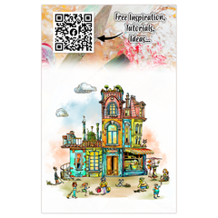 AALL and Create - Set de tampons A5 - Roofline Friends-2