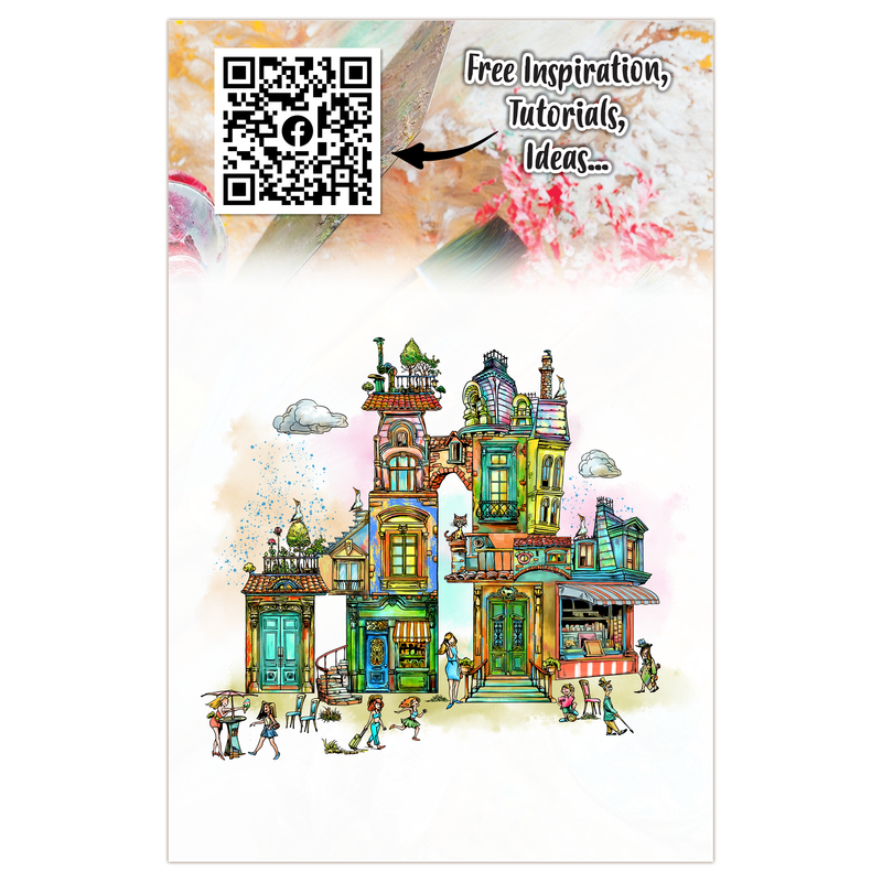AALL and Create - Set de tampons A5 - Bonjour voisin !-2