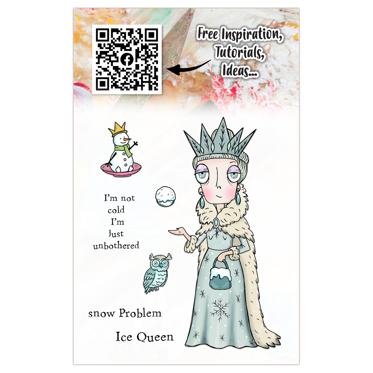 AALL and Create - A7 Stamp Set - Ice Queen Dee-2