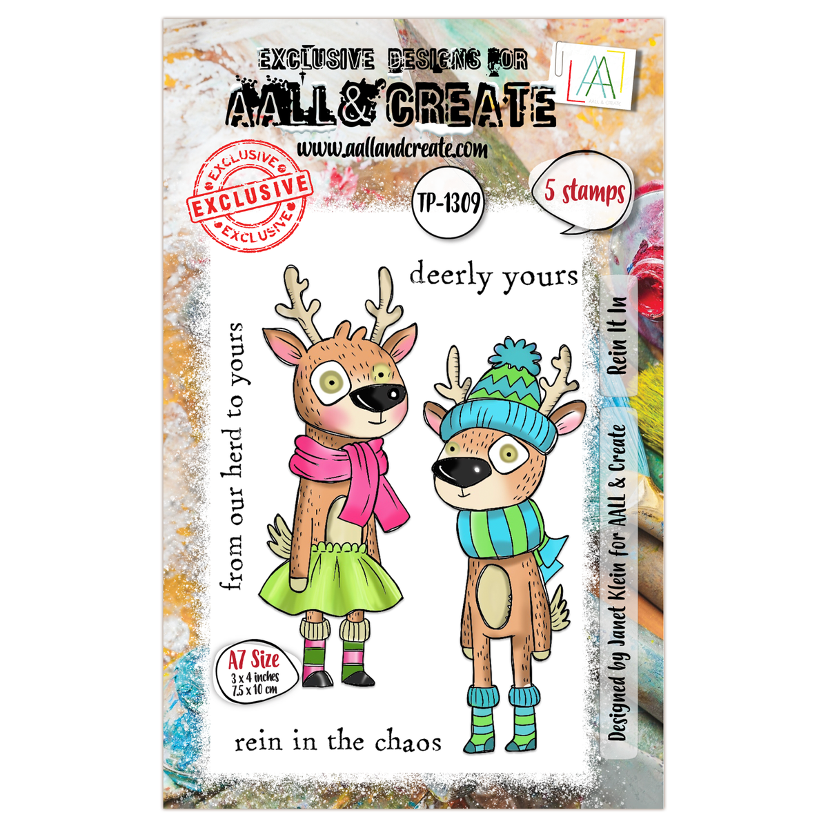 AALL and Create - A7 Stamp Set - Rein It In-1