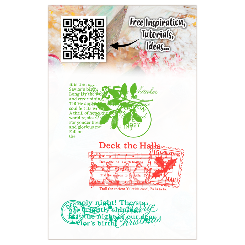 AALL and Create - A7 Stamp Set - Carols and Cancellations-2