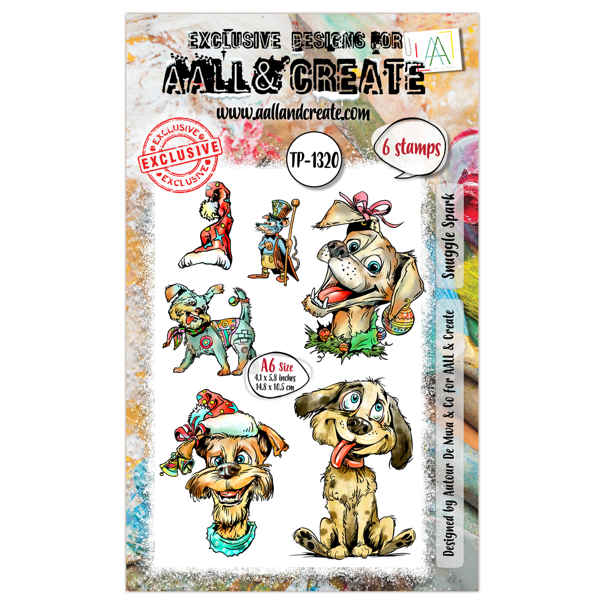 AALL and Create - A6 Stamp Set - Snuggle Spark-1