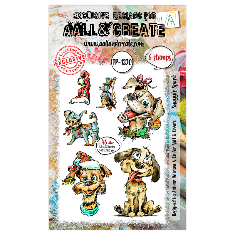 AALL and Create - A6 Stamp Set - Snuggle Spark-1