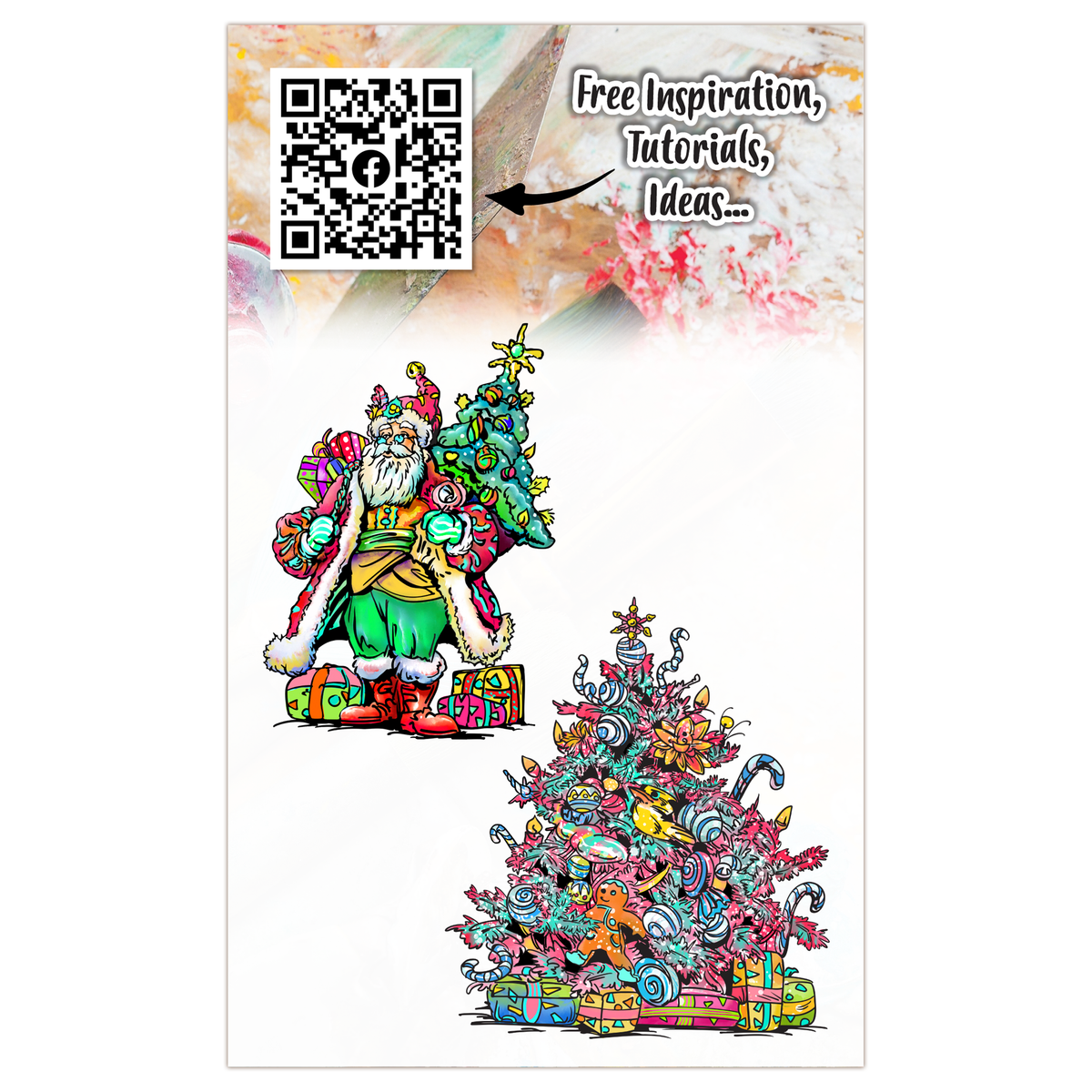 AALL and Create - A6 Stamp Set - Candy Tinsel-2
