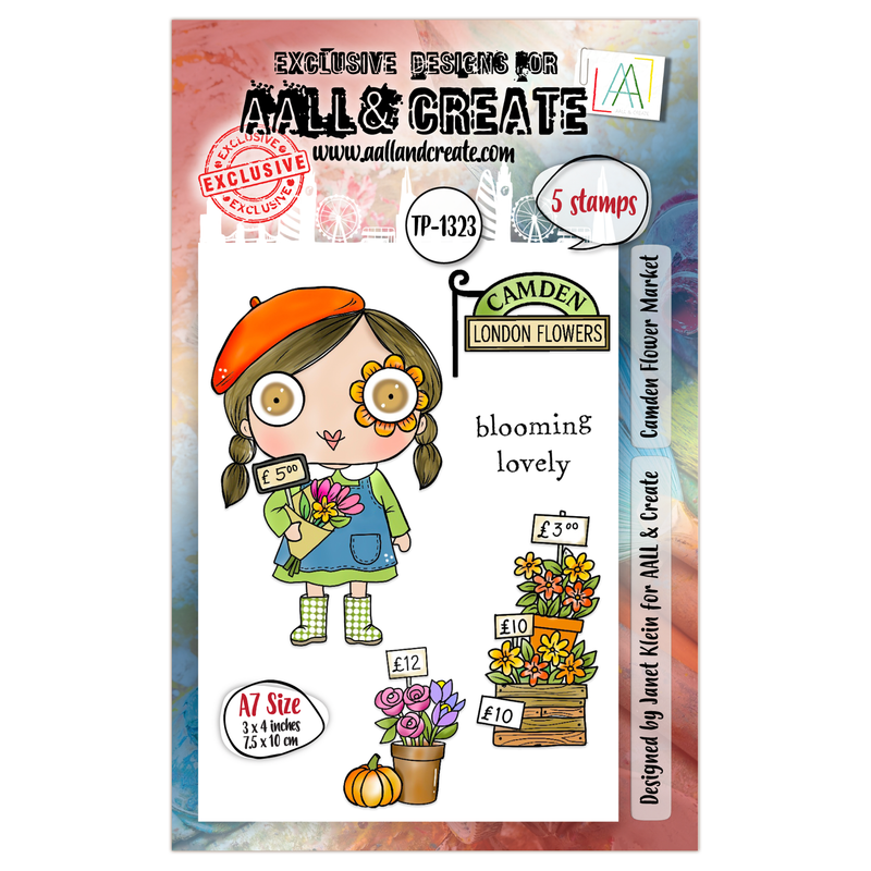 AALL and Create - A7 Stamp Set - Camden Flower Market-1