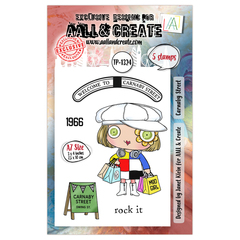 AALL and Create - A7 Stamp Set - Carnaby Street-1