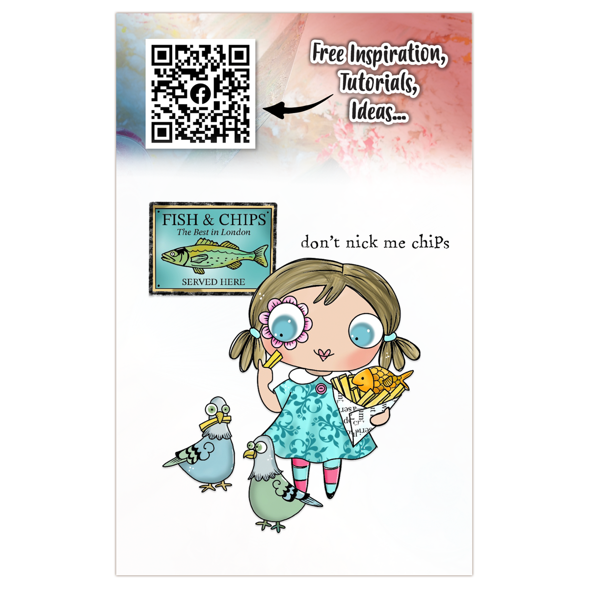 AALL and Create - A7 Stamp Set - Fish ‘n Chips-2
