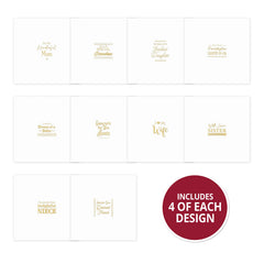 Trim Me! Foiled Insert Pad - For Her - Gold-2