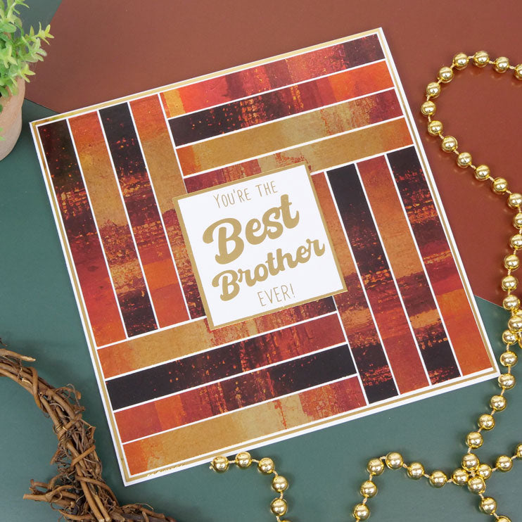 Trim Me! Foiled Insert Pad - For Him - Gold-5