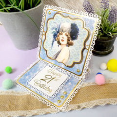 Trim Me! Foiled Insert Pad - Birthday Milestones - Gold-3