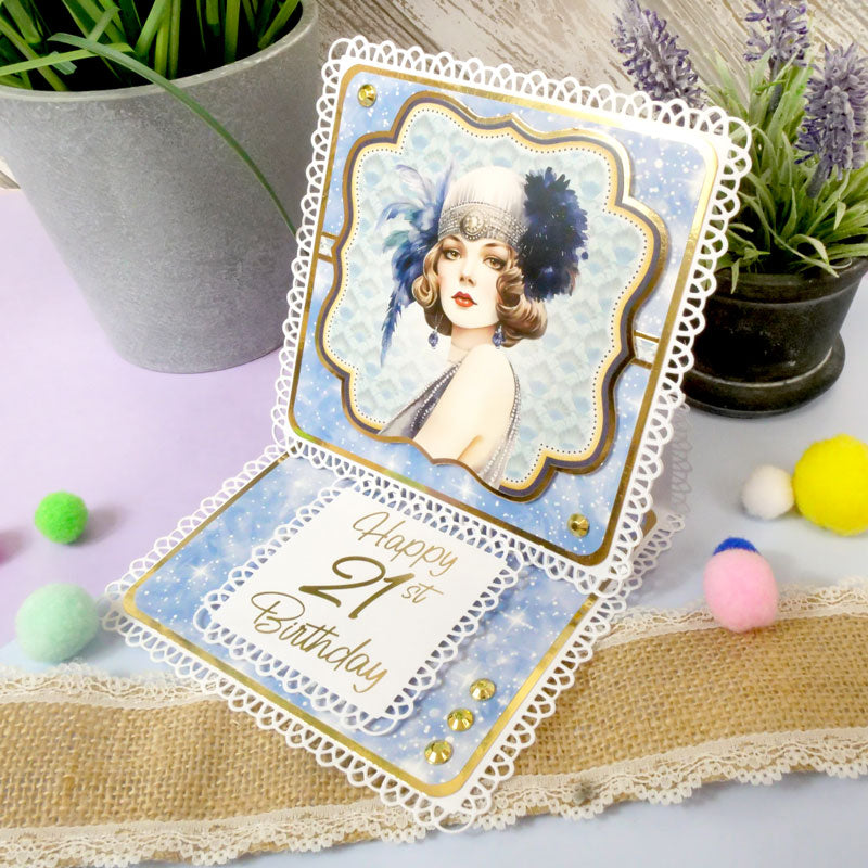 Trim Me! Foiled Insert Pad - Birthday Milestones - Gold-3