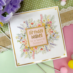 Trim Me! Foiled Insert Pad - Many Happy Returns - Gold-4
