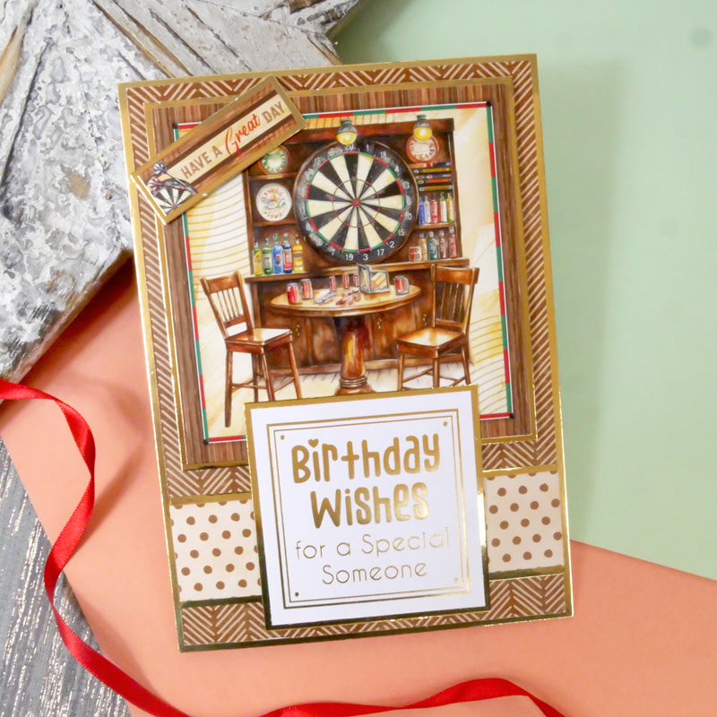 Trim Me! Foiled Insert Pad - Many Happy Returns - Gold-5