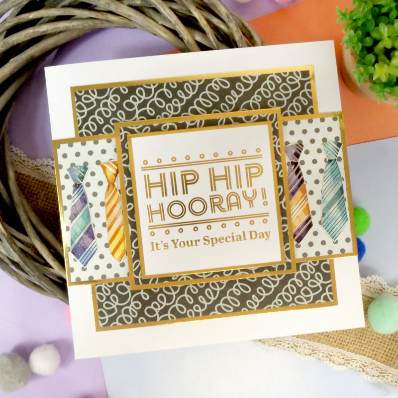 Trim Me! Foiled Insert Pad - Many Happy Returns - Gold-7