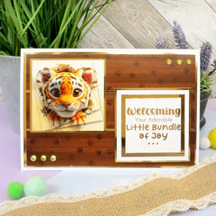Trim Me! Foiled Insert Pad - Time to Celebrate - Gold-3