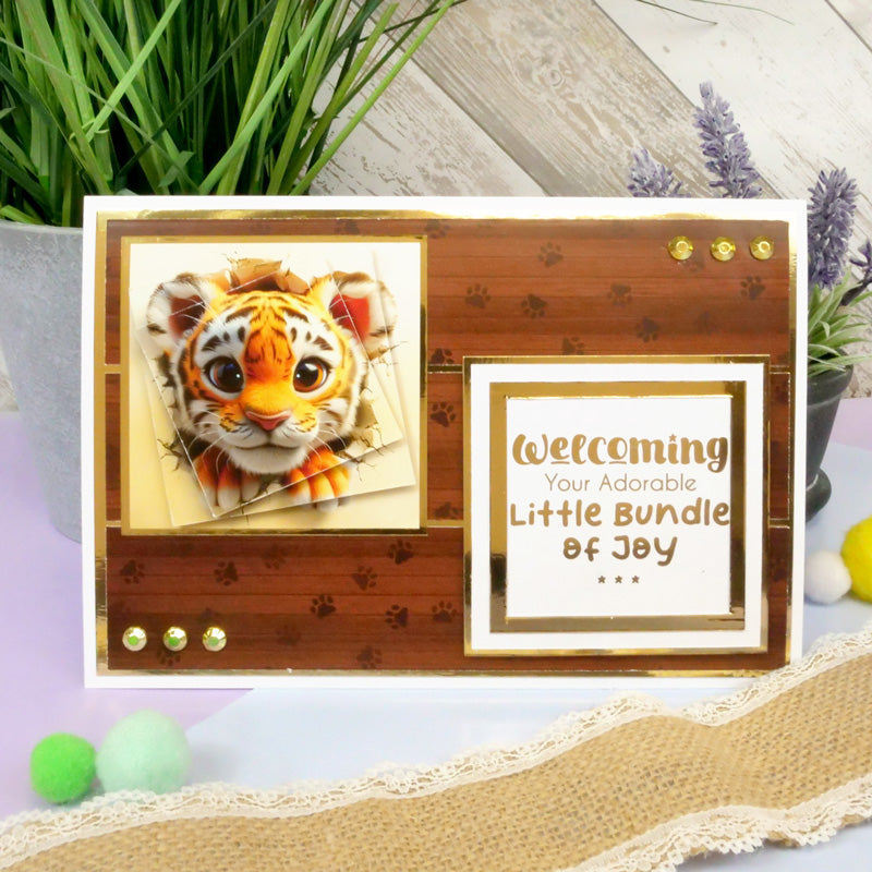 Trim Me! Foiled Insert Pad - Time to Celebrate - Gold-3