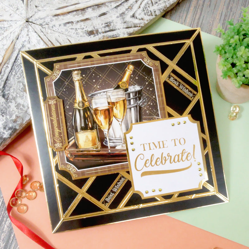 Trim Me! Foiled Insert Pad - Time to Celebrate - Gold-5
