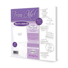 Trim Me! Foiled Insert Pad - Time to Celebrate - Silver-1