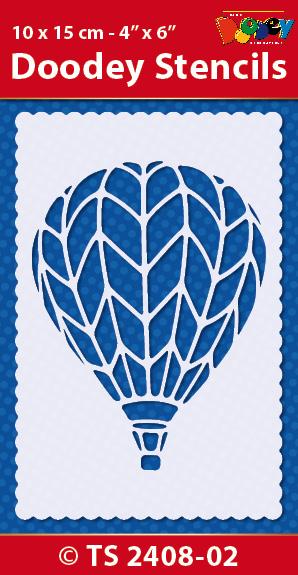Stencil 10x15 cm Air Balloon-1