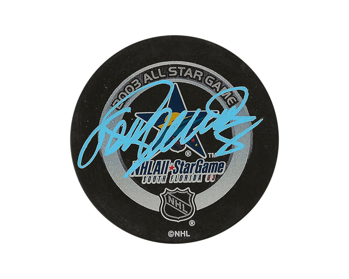 Teemu Selanne Autographed 2003 All-Star Game Official Game Puck-1