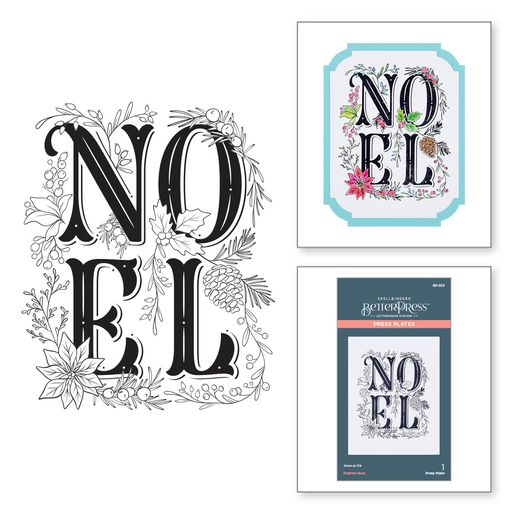 Festive Noel Press Plate from the BetterPress Christmas Collection-3