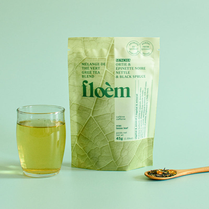 Loose Leaf Tea - Sencha Green Tea, Nettle & Black Spruce-1